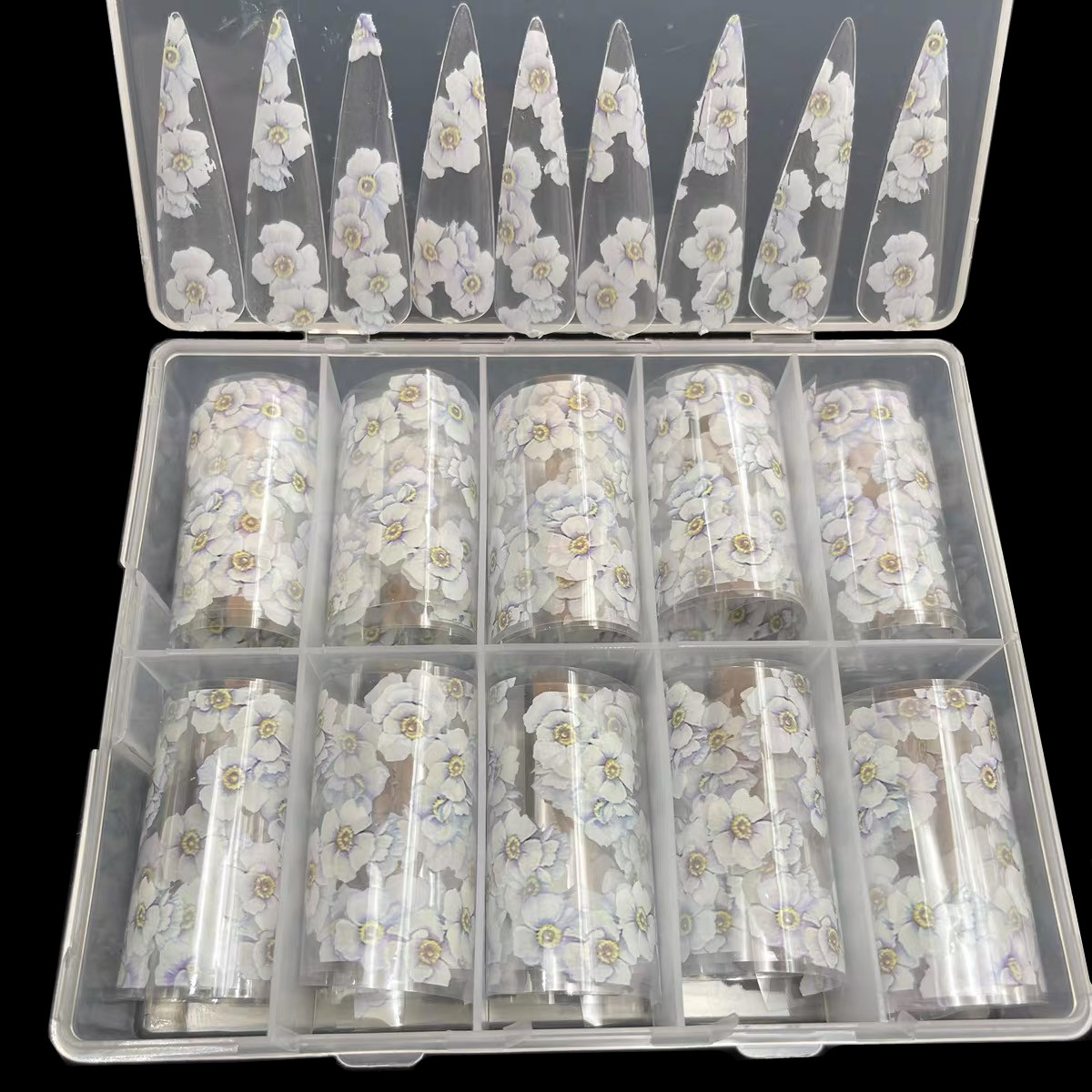 Transfer Paper Carbon - 1 Box Multiflora Rose Nail Foils