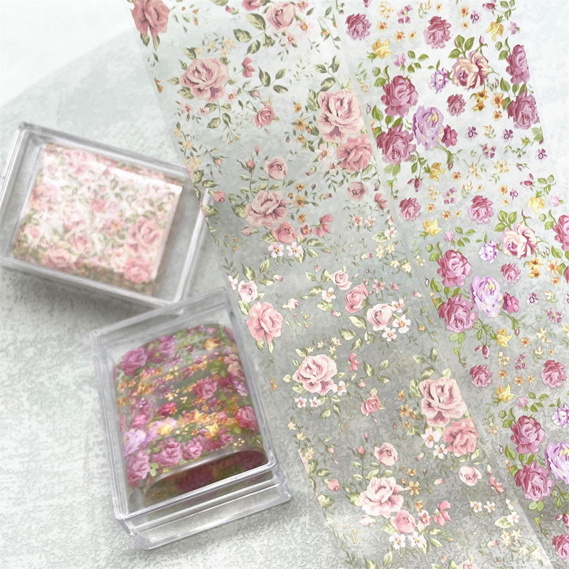 1Pc 100cm Flower Nail Foils fo - Transfer Paper Carbon 评论和价格