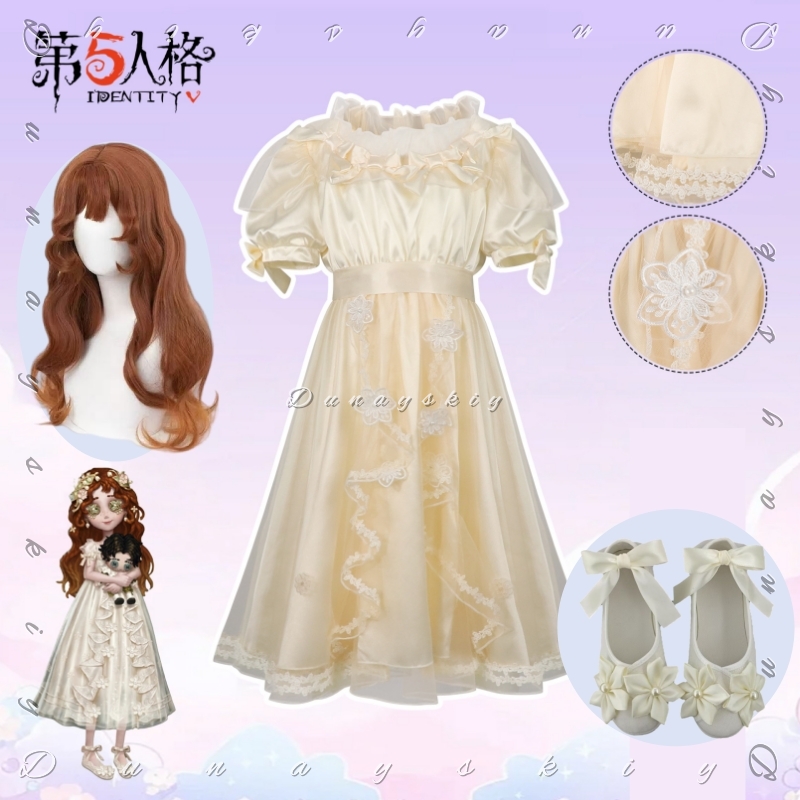 Identity V Little Girl Oedipus - Embroidery Yellow Dress 评论和价格