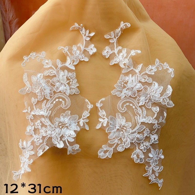 2 Pieces/4 Pieces, Exquisite W - Embroidery White Dress 评论和价格
