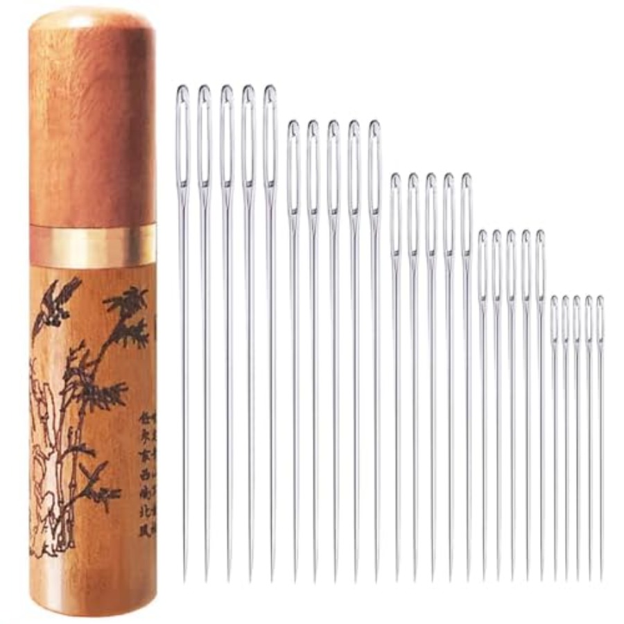 Large Eye Sewing Needles, Embr - Embroidery Needles 评论和价格