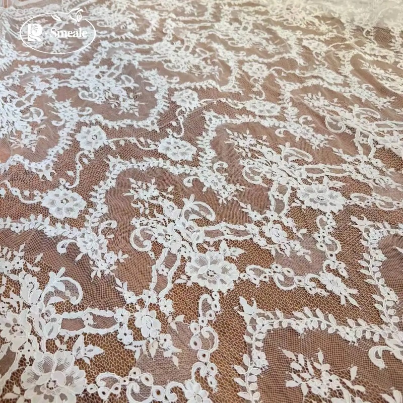 3MX1.5M White Rope Embroidery  - Embroidery White Dress 评论和价格