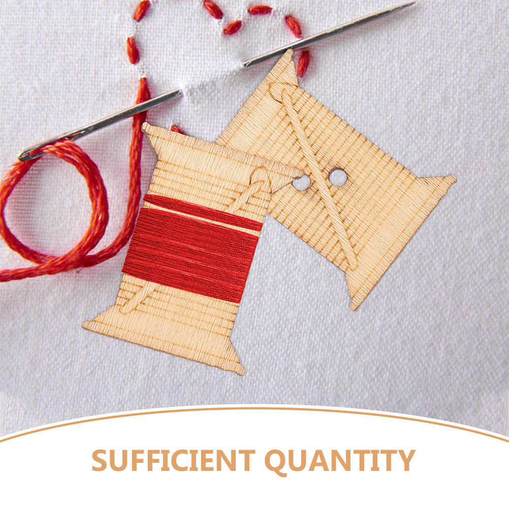 100Pcs Wooden Embroidery Floss - Embroidery Art 评论和价格