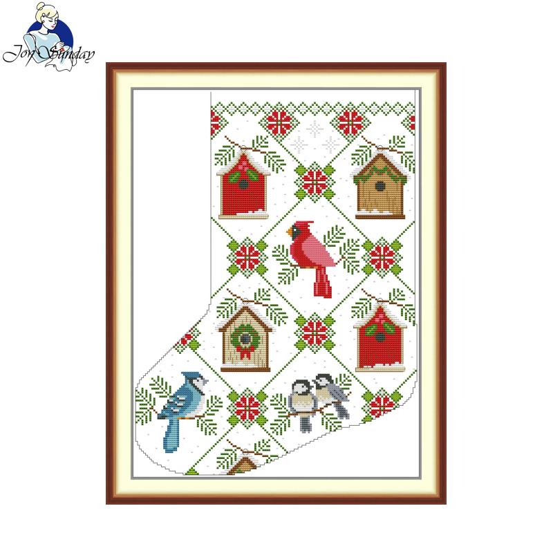 Joy Sunday Wholesale Cross Sti - Embroidery Xmas Stocking 评论和价格