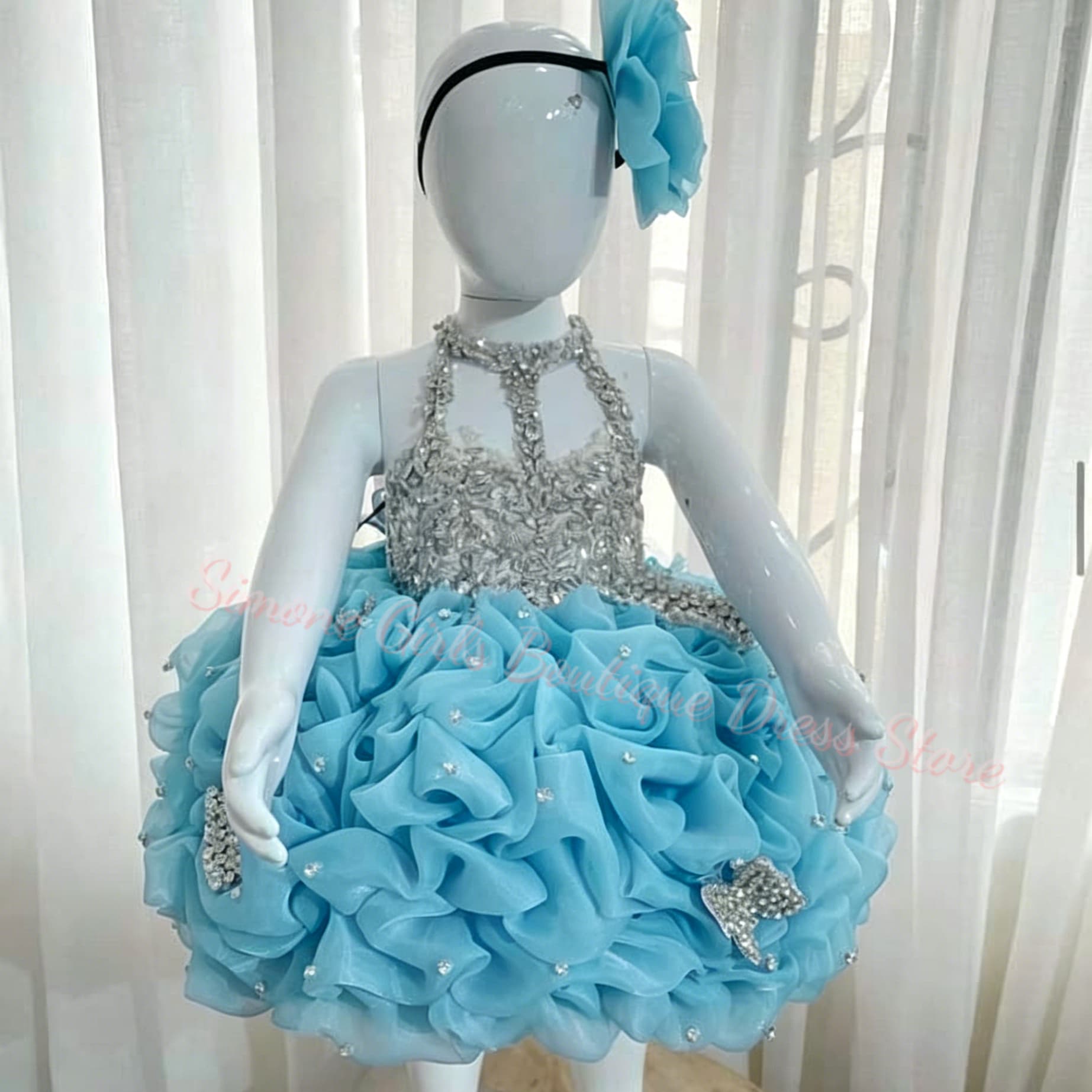 Yellow Ruffles Flower Girl Dre - Embroidery Yellow Dress 评论和价格