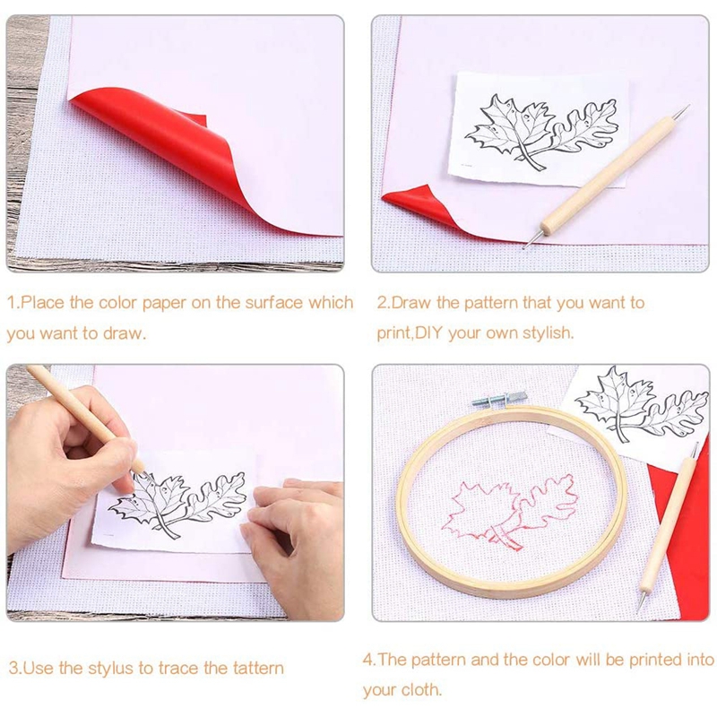 10Pcs Embroidery Transfer Pape - Transfer Paper Carbon 评论和价格