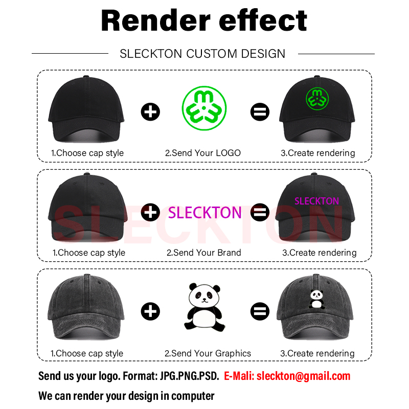 SLECKTON Custom Hat Logo Embro - Embroidery Design Logo 评论和价格