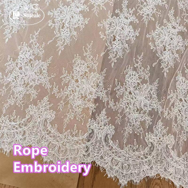 32 Designs To Choose.3MX1.5M N - Embroidery White Dress 评论和价格