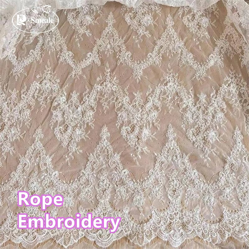 32 Designs To Choose.3MX1.5M N - Embroidery White Dress 评论和价格