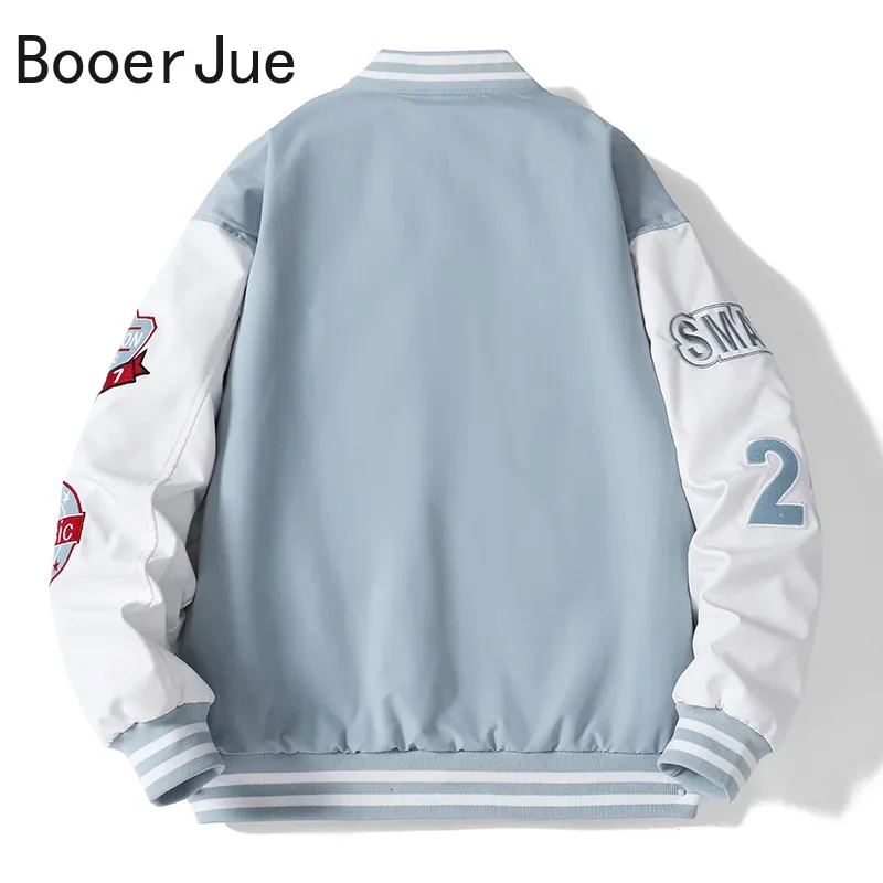 Varsity Baseball Bomber Jacket - Embroidery Letter N 评论和价格