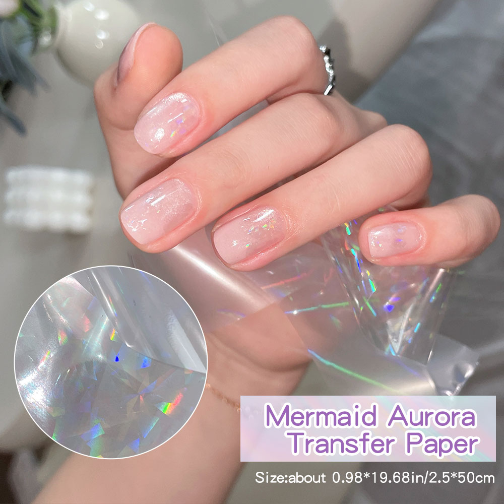 10 Rolls Iridescent Mermaid Au - Transfer Paper Carbon 评论和价格
