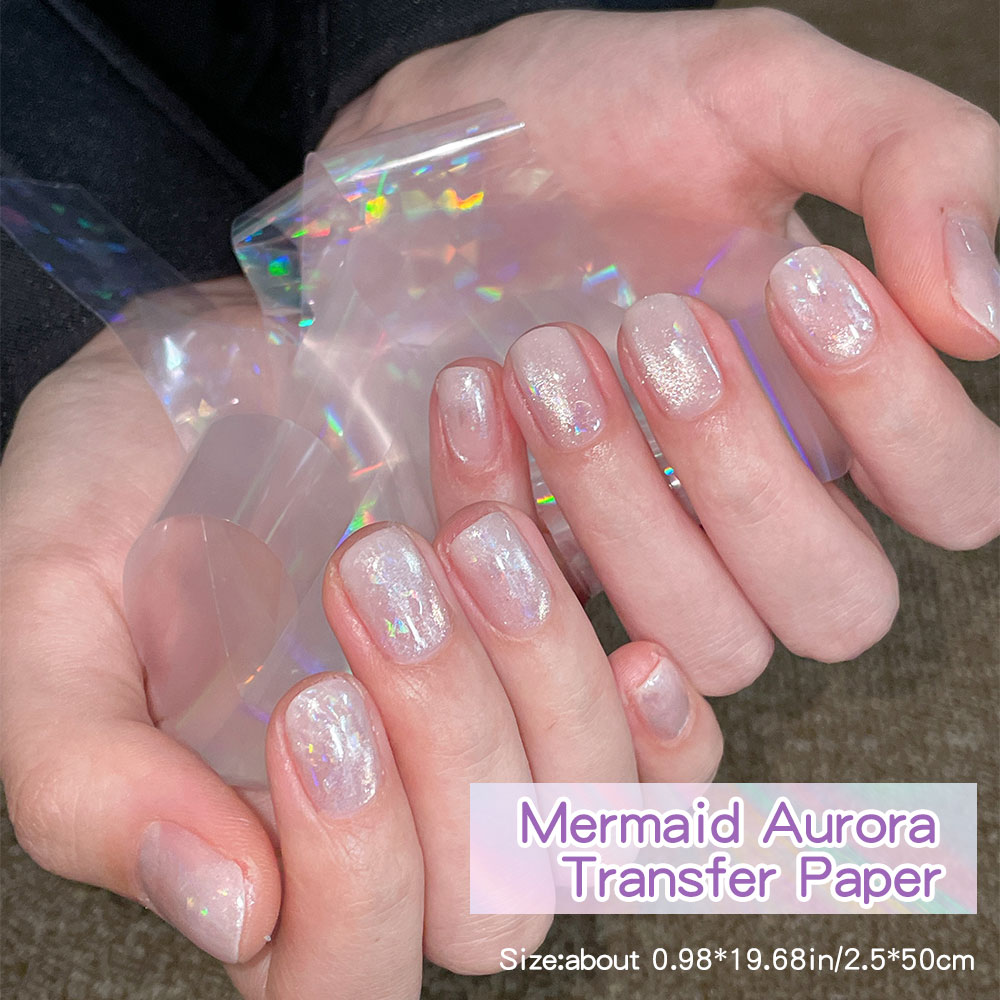 10 Rolls Iridescent Mermaid Au - Transfer Paper Carbon 评论和价格