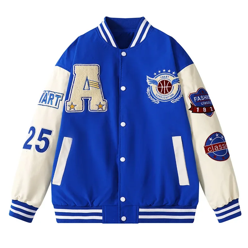 Streetwear Women Unisex Colleg - Embroidery Letter N 评论和价格
